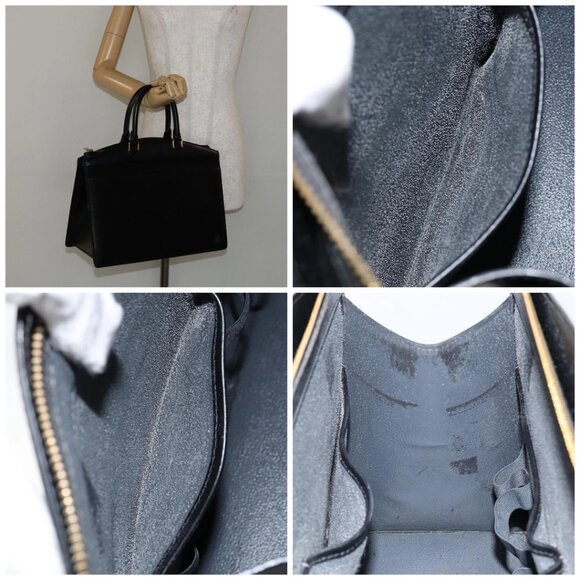 LOUIS VUITTON Epi Riviera Hand Bag Noir Black - Picture 16 of 16